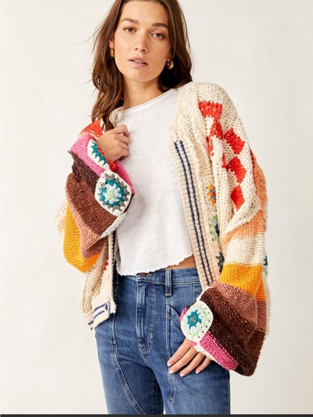 Free People clear skies cardigan MSRP $328 NWT - Picture 2 of 5